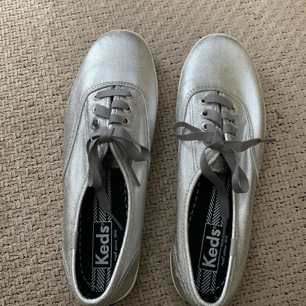 Silver Keds size 8.5
